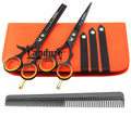 Candure 5.5" Hairdressing Cutting & Thinning Scissors Set | Barber Shears