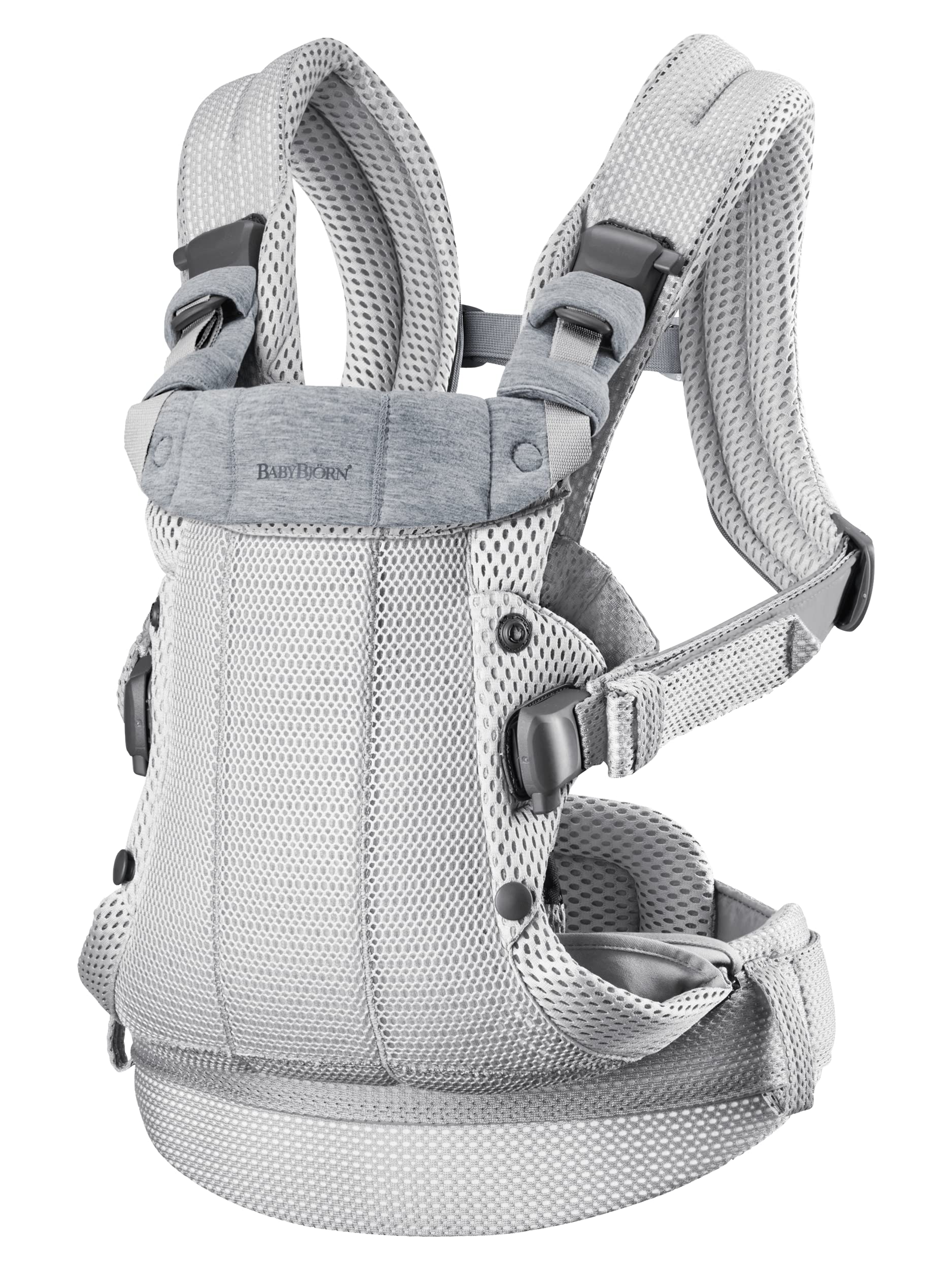 BabyBjörn Baby Carrier Harmony – Ergonomic 3D Mesh Infant Gear, Silver