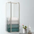 Jolof Store Wall-Mounted Stainless Steel Towel Rack – Bathroom Organizer