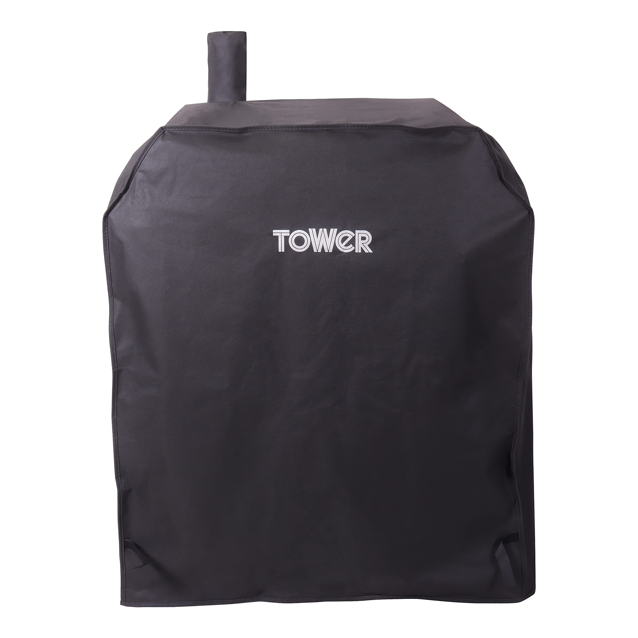 Tower Ignite Solo BBQ Grill Cover | Waterproof Pedestal BBQ Cover - Black