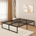 Yicensen Metal Bed Frame 160x200 cm – 46cm High Storage Platform Bed