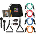 GoFit Extreme Pro Gym Set – 4 Resistance Tubes with Handles and Bag