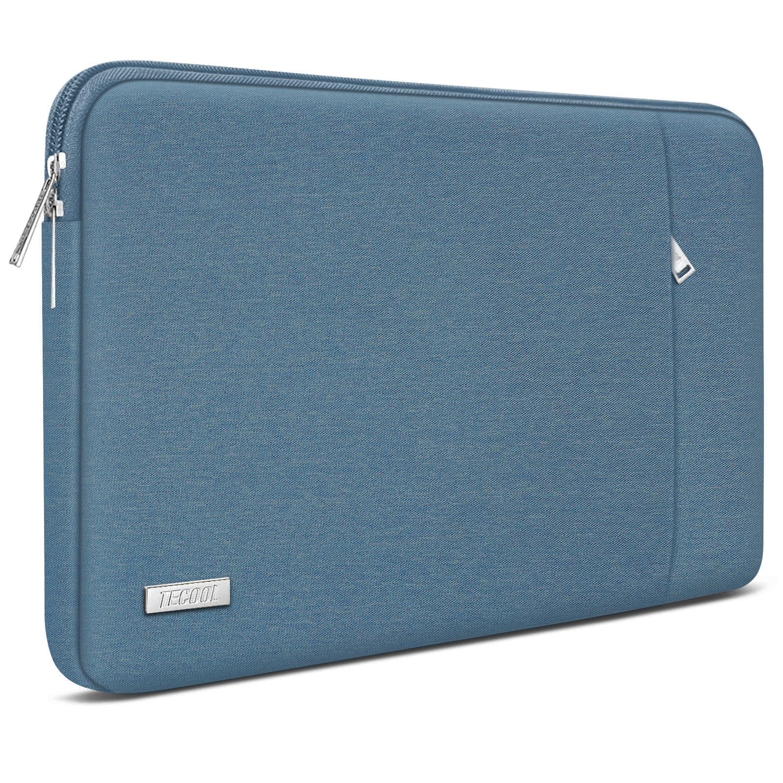 TECOOL 14 Inch Laptop Sleeve | Waterproof Protective Case - Denim Blue