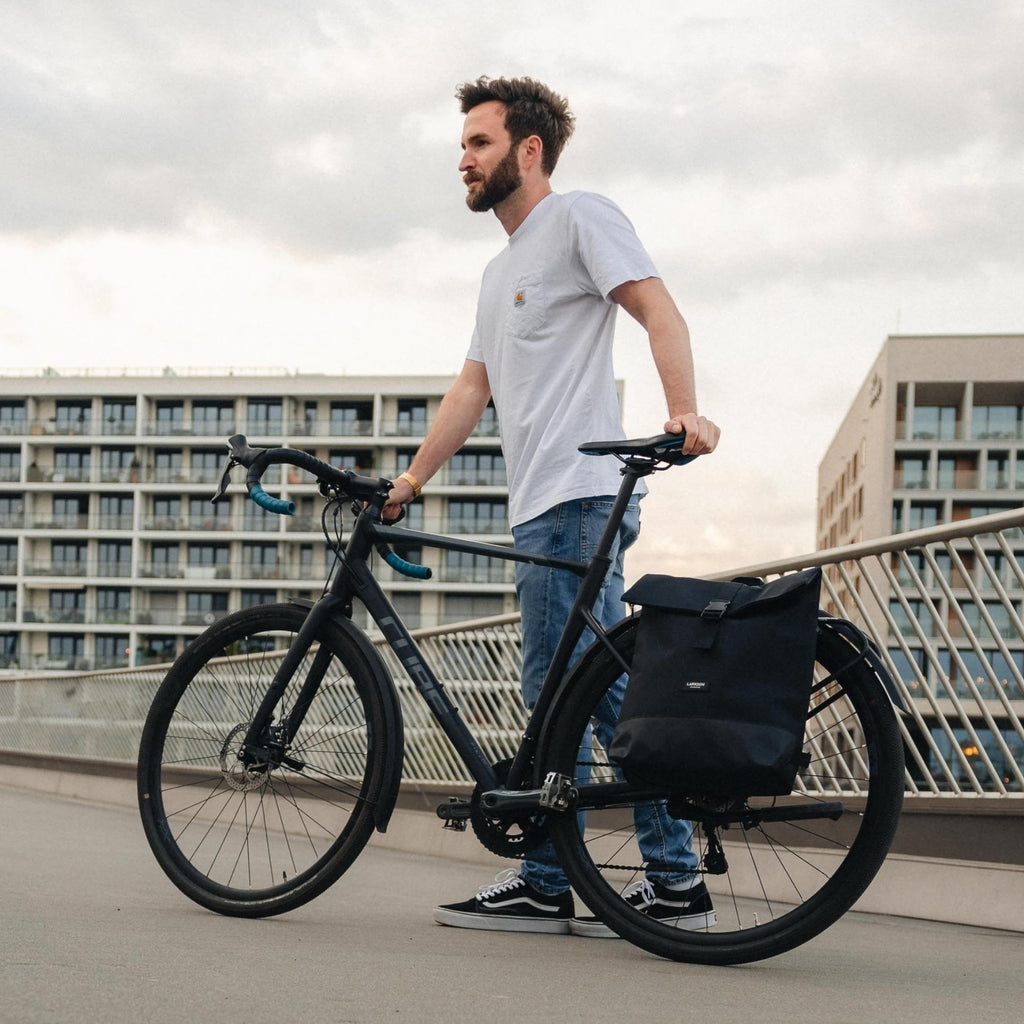 LARKSON Tammo 2-in-1 Bike Pannier Backpack | Reflective & Water-Repellent