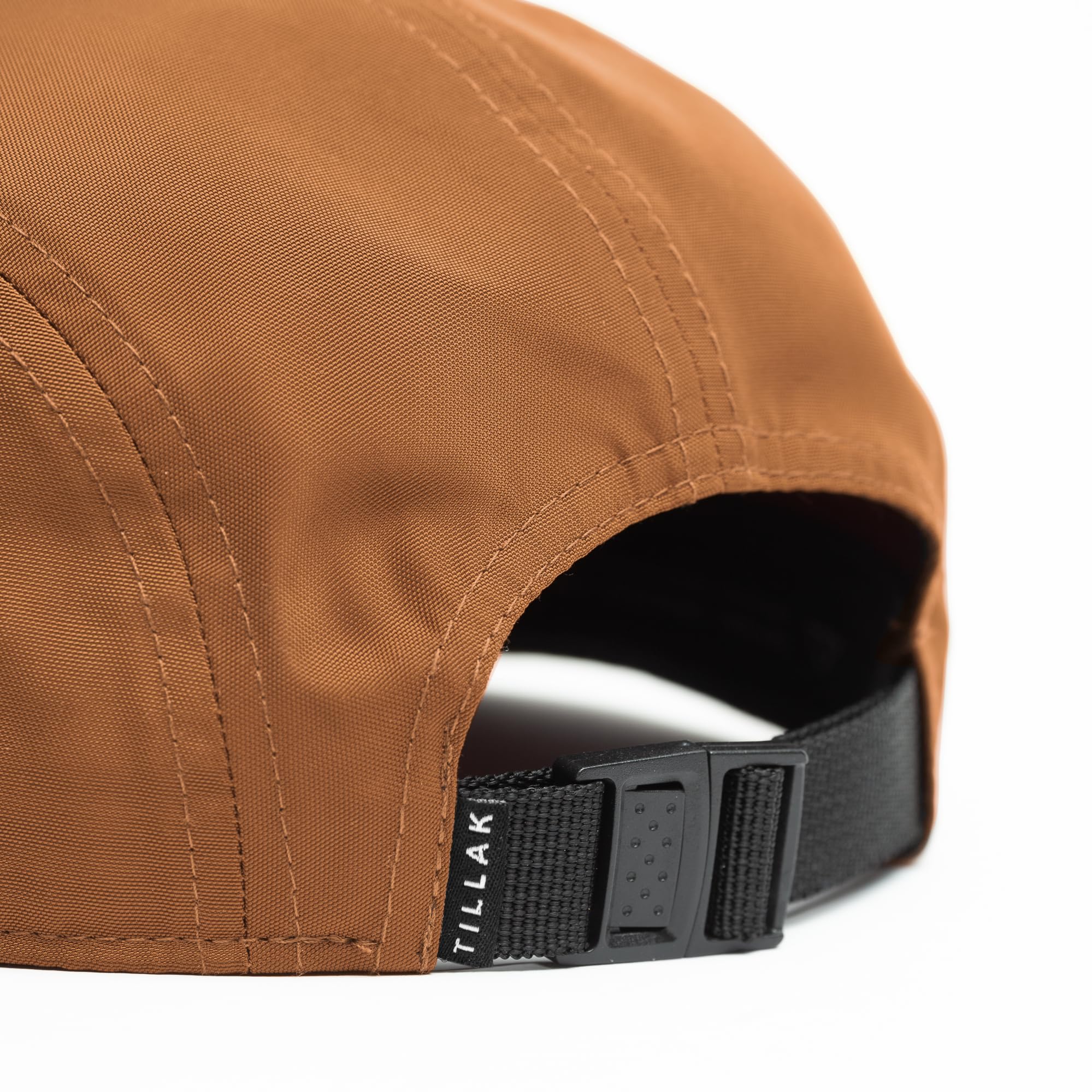 Tillak Wallowa 5 Panel Hat – Durable Kodra Nylon Outdoor Cap, Russet Brown