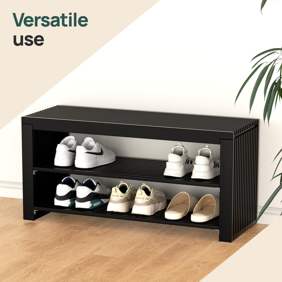 Hallway Bench - Shoe Bench Storage with Seat - Shoe Storage Benches - image 5