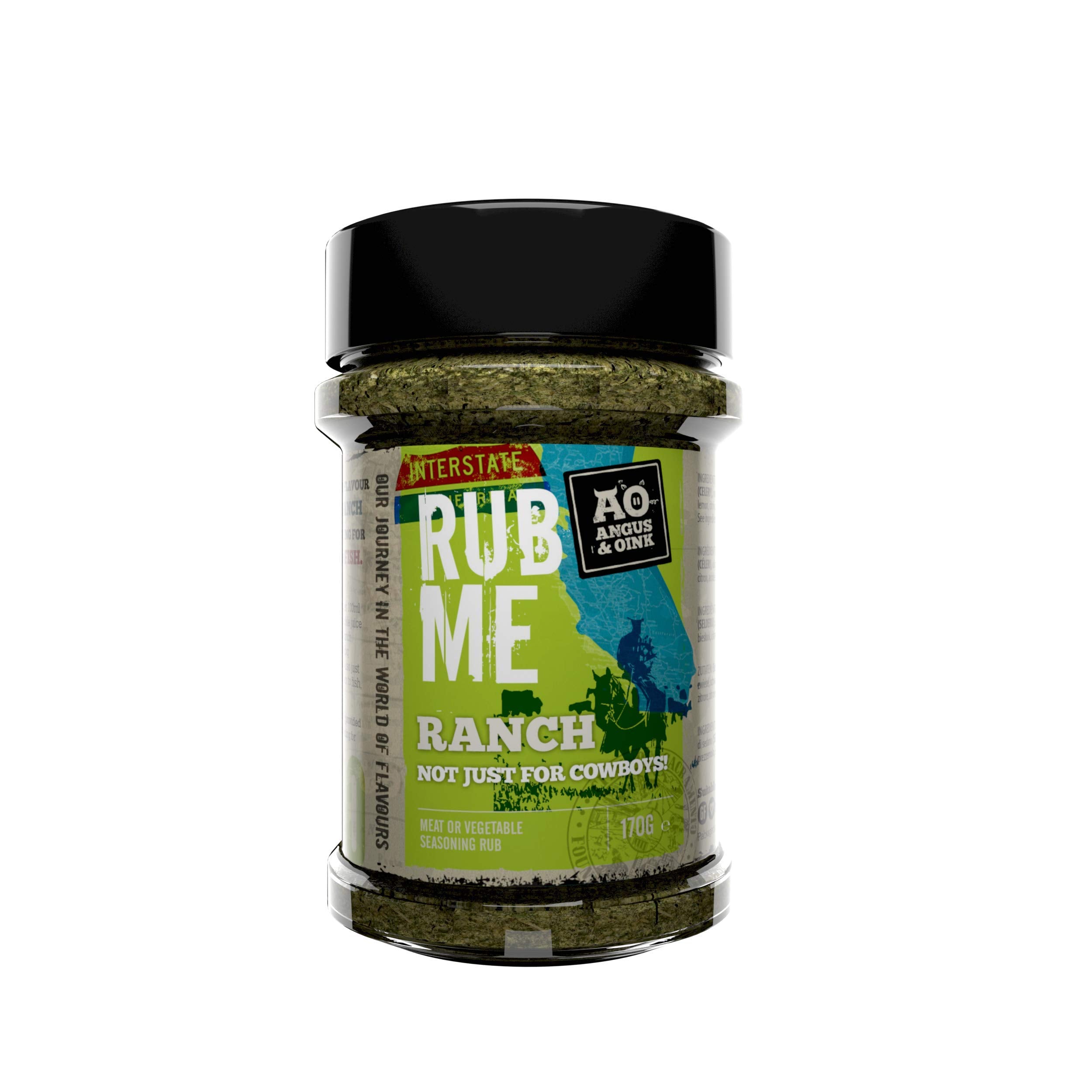 Angus & Oink Rub Me Ranch Seasoning & Dressing Mix - 215g Shaker