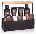 BRUBAKER Men's 8-Piece Musk Spa & Skincare Gift Set in Vintage Toolbox