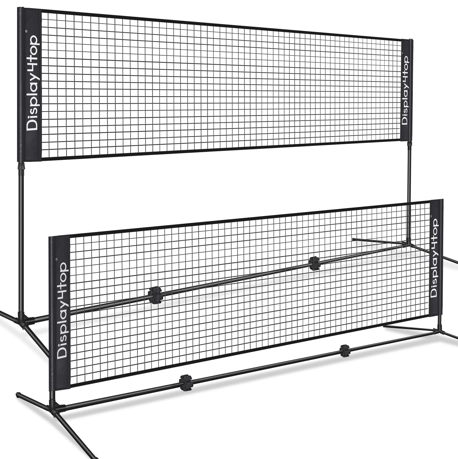 Jolof Store Portable Badminton Net - Adjustable Height Sports Net (3m)