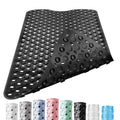 DOPROP Extra Long Non-Slip Bath Mat | 100x40cm Bathtub Runner - Black