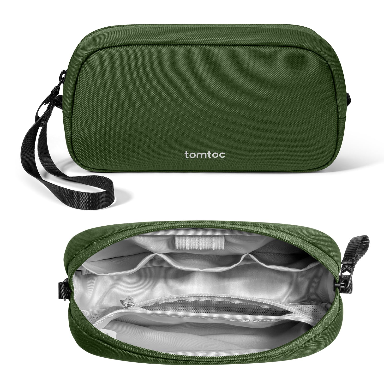 tomtoc Tech Pouch – Water Resistant Cable Organiser & Travel Accessory Bag