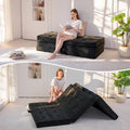 MAXYOYO Folding Mattress Double, Comfy Foldable Sofa Couch Bed, Guest Mattress with Handles Floor Futon Sofa Bed for Guest - image 1