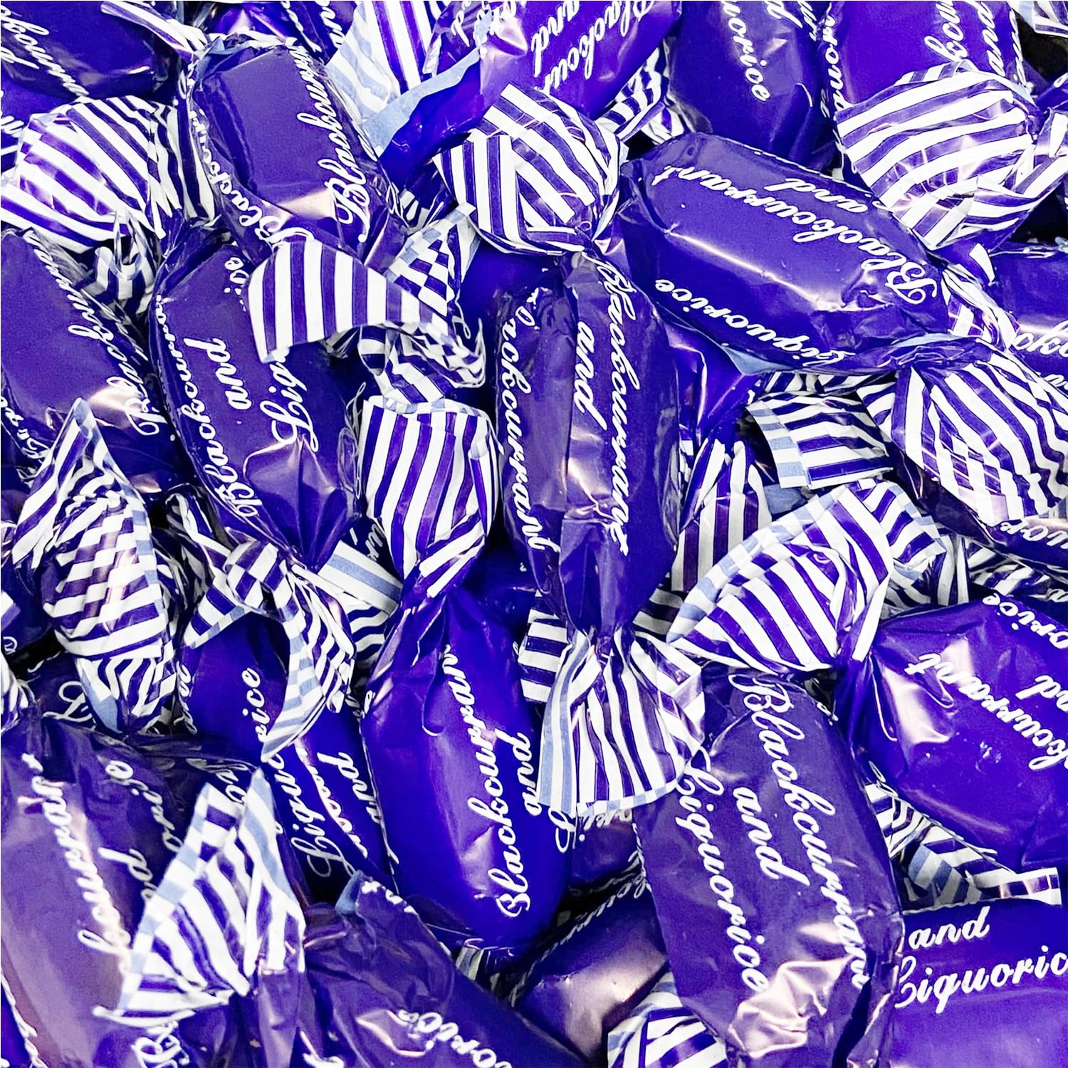 Jolof Store Blackcurrant & Liquorice Sweets – 1kg Bulk Pick and Mix Bag