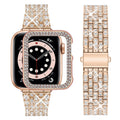 wutwuk Bling Apple Watch Strap 40mm | Rose Gold Rhinestone Band