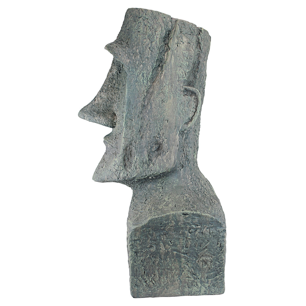Design Toscano Moai Monolith Garden Statue – 61cm Grey Stone Polyresin