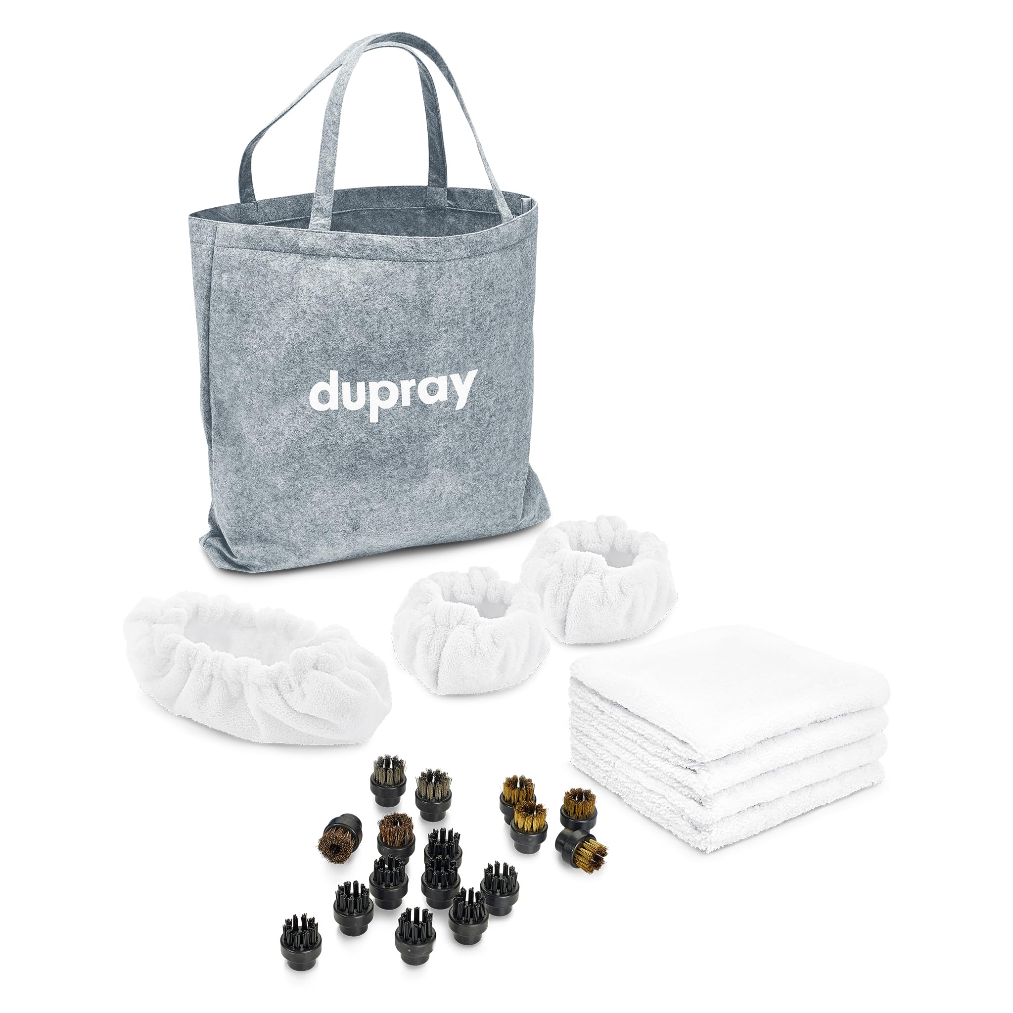 Dupray Steam Cleaning Pack Pro – 24-Piece Accessory Kit for Deep Cleaning