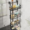 SWTYMIKI Over the Door Shower Caddy – 4-Tier Rustproof Hanging Organizer