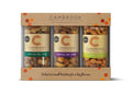 Cambrook Gourmet Nut Gift Set – 3 Jars of Cocktail Mix & Baked Nuts