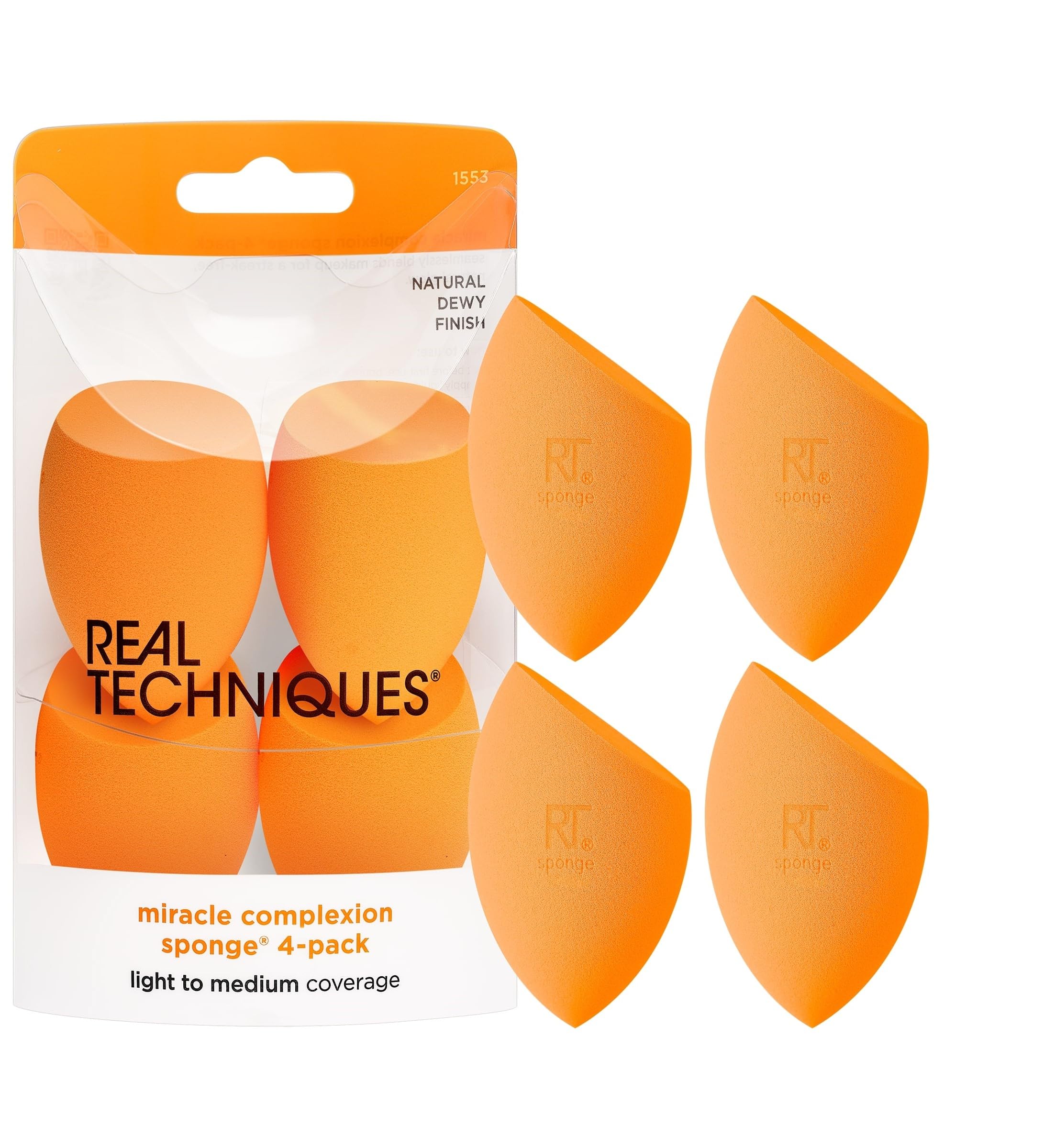 Real Techniques Miracle Complexion Makeup Sponge | Latex-Free Foam