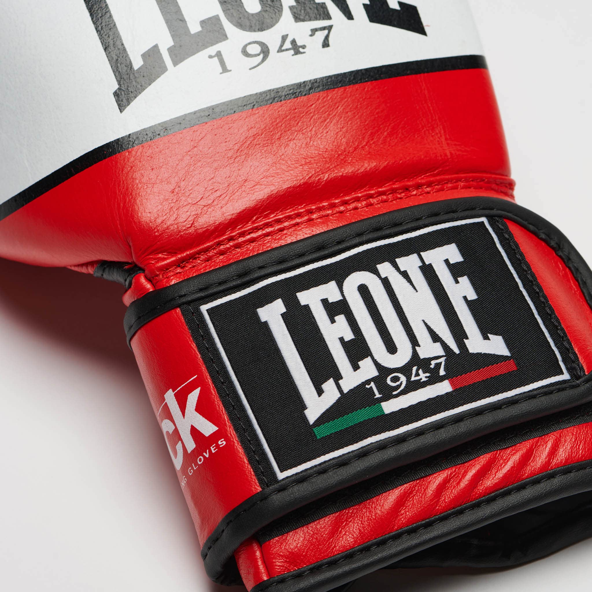 Leone 1947 Shock Boxing Gloves – WBC Certified Sparring Gear, Red, 12oz
