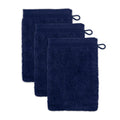 Möve Superwuschel Waschhandschuh 3er-Set – 100% Baumwolle, Deep Sea