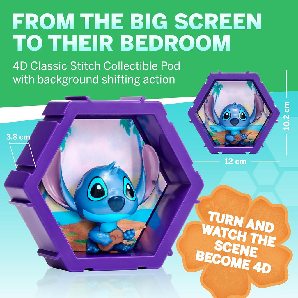 Disney Stitch 4D Display Pod – 3D Lenticular Collectible Figure