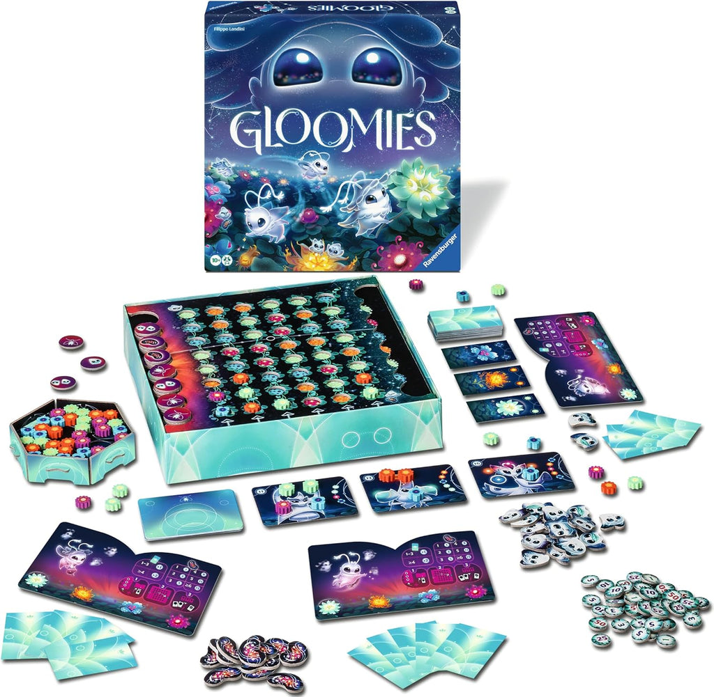 Ravensburger Gloomies – Strategy Board Game with Wooden Flower Pieces