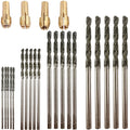 Drilax 24-Piece Diamond Drill Bit Set for Dremel - Stones & Sea Glass