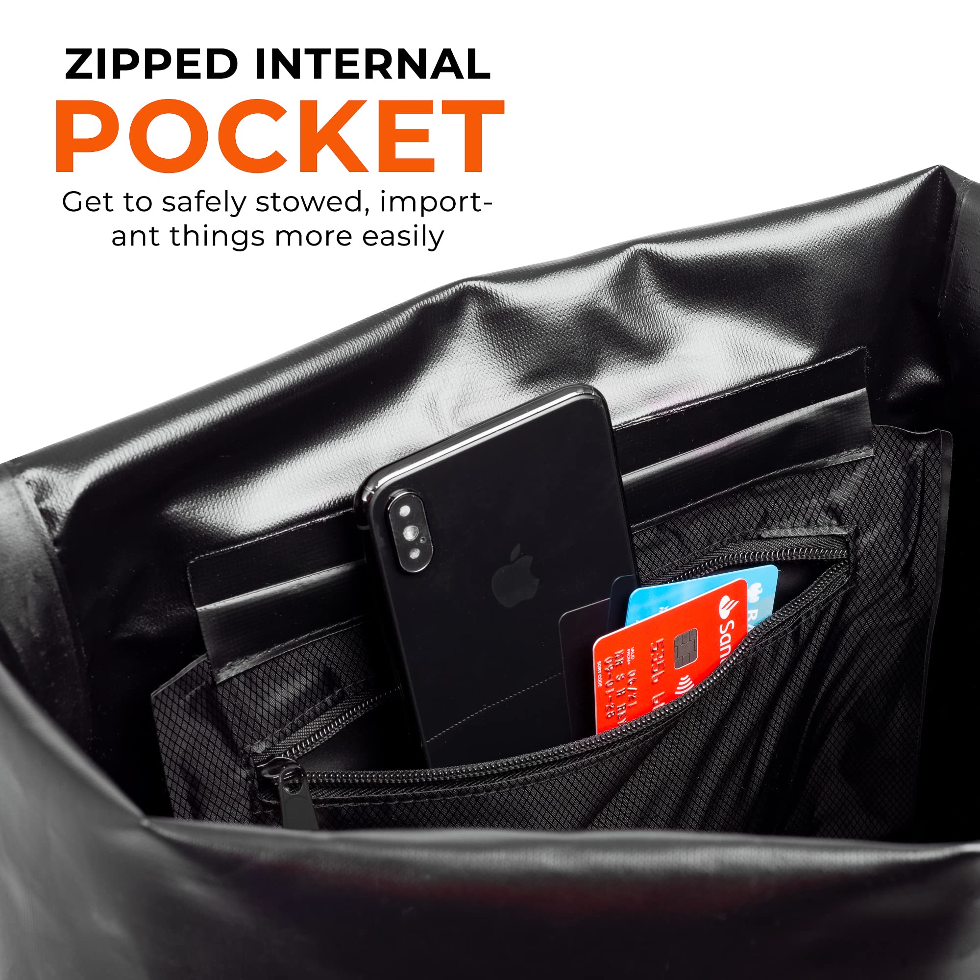 35L Waterproof Dry Bag Backpack with IPX8 Phone Case