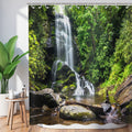 Hnmdmyi Tropical Jungle Forest Shower Curtain | Waterproof Polyester 180x200