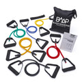 Black Mountain Products Resistance Band Set - 6 Levels with Handles