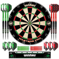Winmau Masters Pro Bristle Dartboard Set | Professional Steel Tip Darts