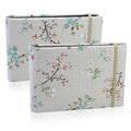 6x4 Slip-in Photo Albums - 2 Pack Linen Cover Memory Books
