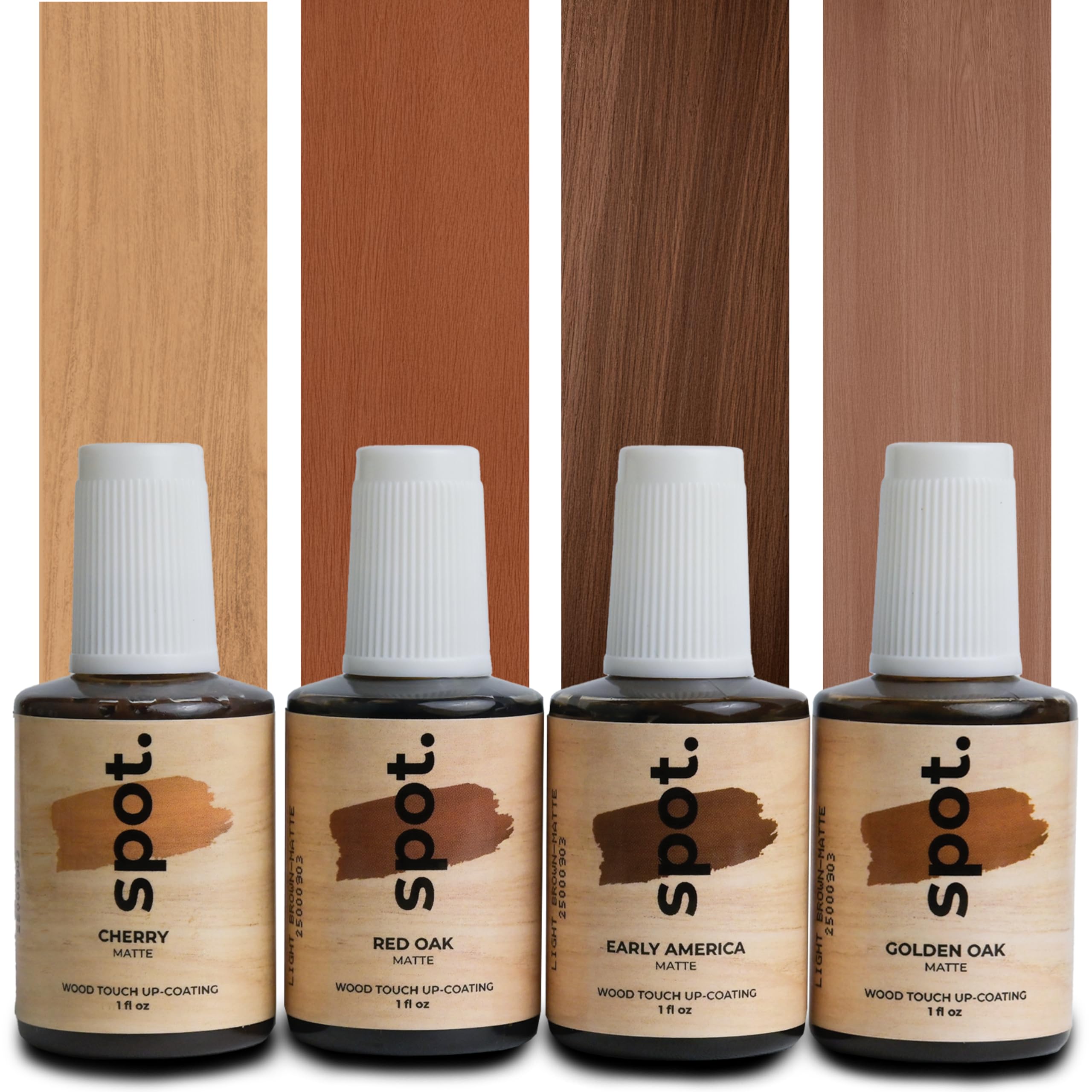 Jolof Store Wood Stain Repair Kit – Light Brown Touch-Up Bottles, 4oz