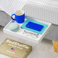 BedShelfie Slide Bedside Shelf | Floating Nightstand for Dorm & Bunk Bed