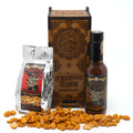 Psycho Juice Dark Arts Wooden Gift Set – Chipotle Sauce & Naga Peanuts