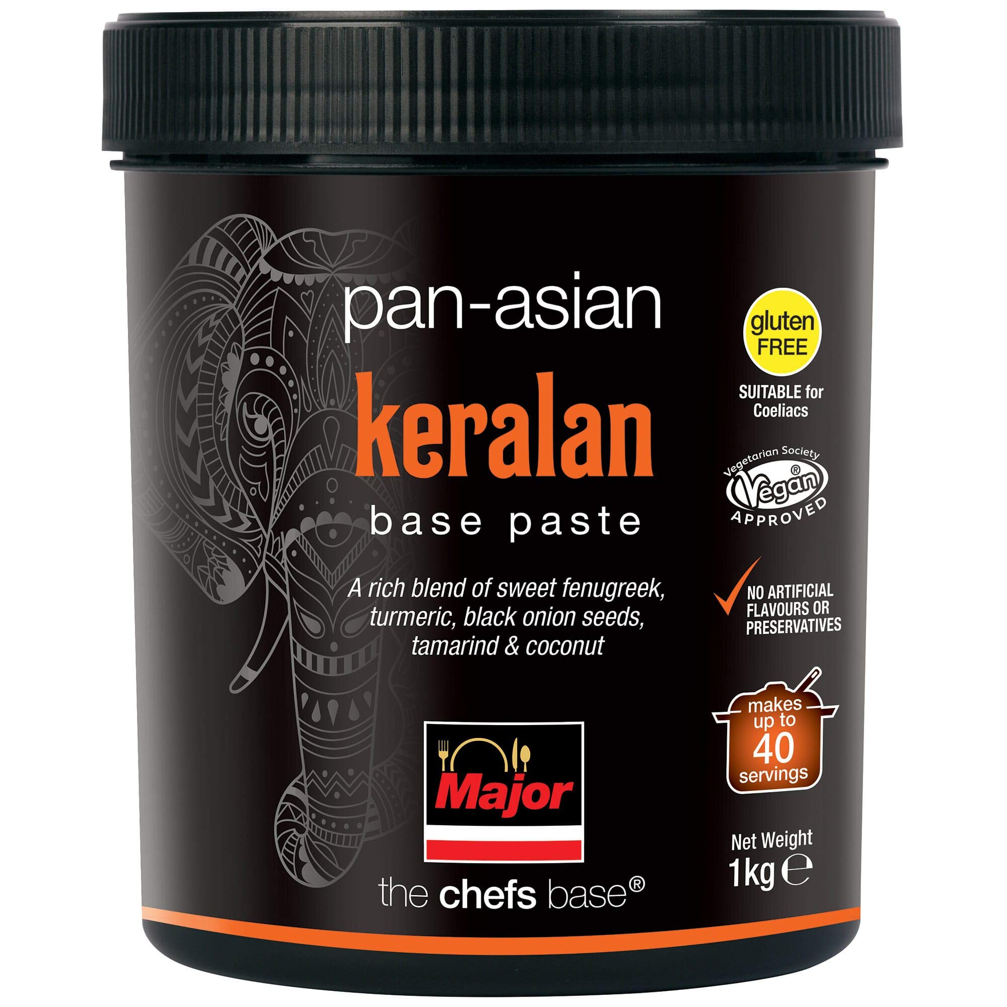Major Gluten Free Keralan Curry Base - Authentic Coconut & Spice - 1kg