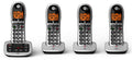 BT 4600 Cordless Landline Phone | Big Buttons & Call Blocker | Quad Pack
