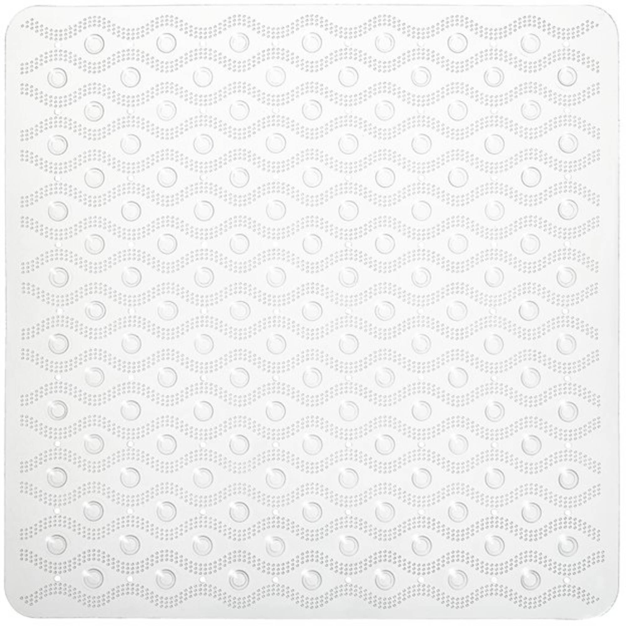 Sealskin Drip Non-Slip Shower Mat – 55x55cm Transparent PVC Safety Mat