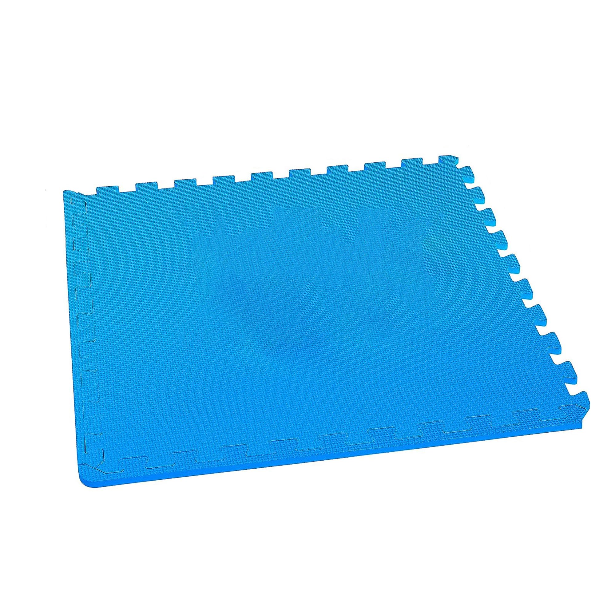 BalanceFrom 1 Inch Thick Puzzle Exercise Mat - EVA Foam Gym Tiles, 24 Sq Ft