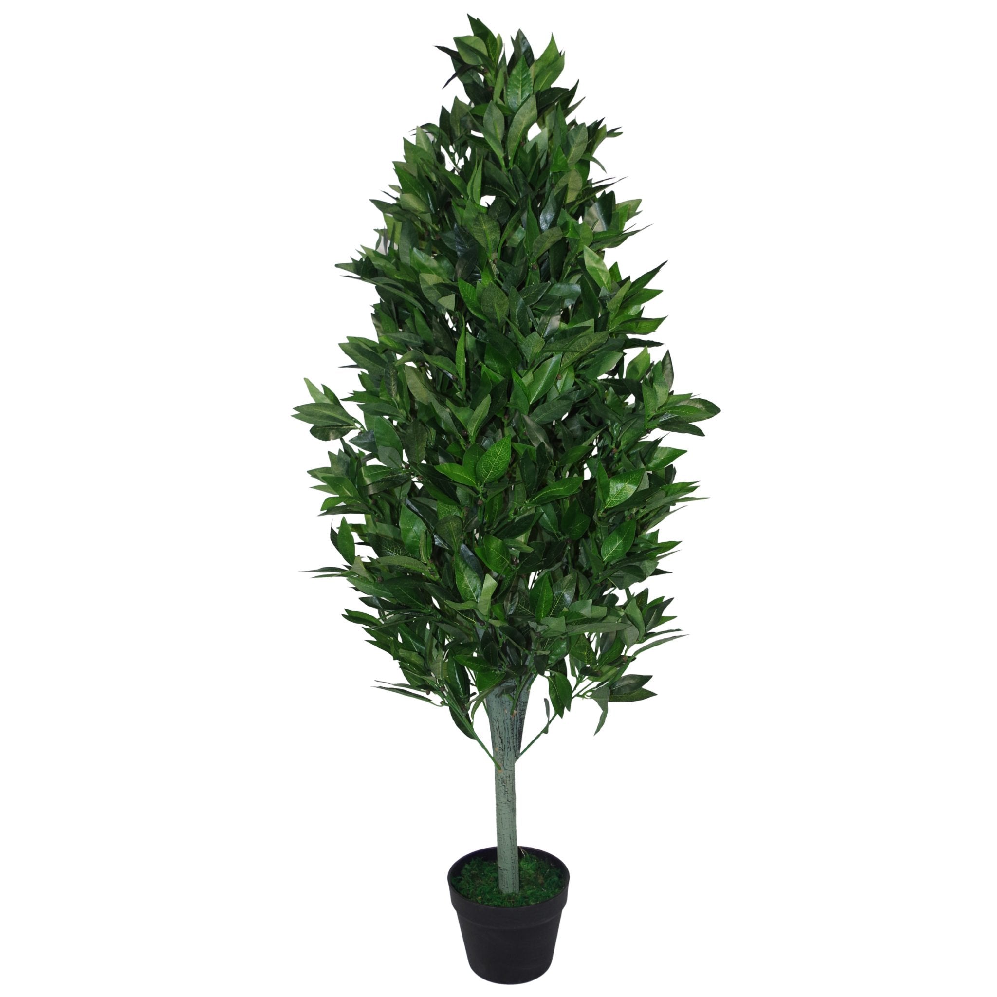 Leaf Design UK 120cm Artificial Topiary Bay Tree Pyramid | Green Cone