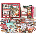 Christmas Scrapbook Kit – Red A6 Grid Bullet Junk Journal Set