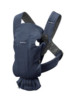 BabyBjörn Baby Carrier Mini – 3D Mesh Ergonomic Newborn Carrier, Navy Blue