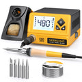 SEEKOEN 60W Soldering Iron Station | LCD Display & 5 Tips | 200-480°C