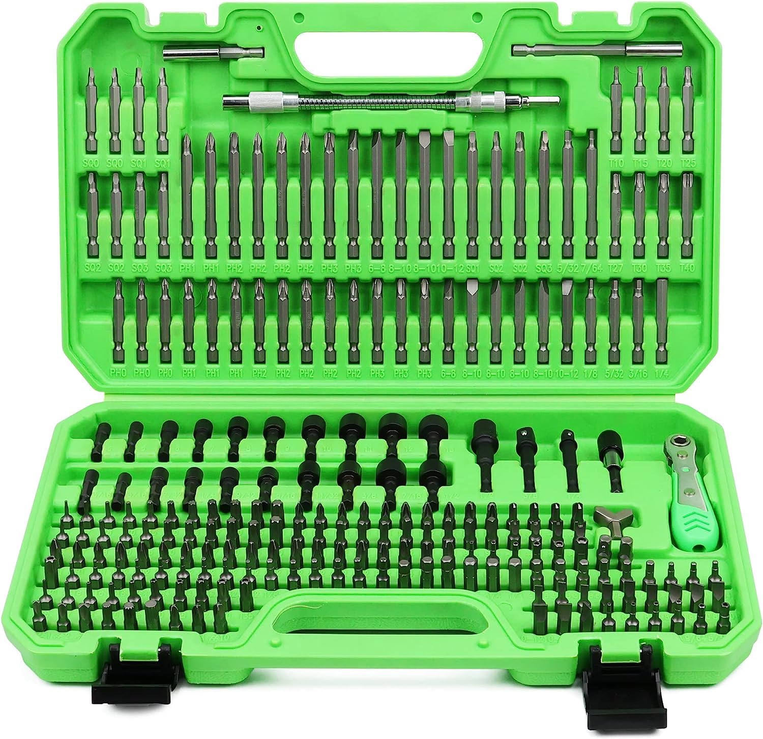 SWANLAKE 232PCS Screwdriver Bit Set | Chrome Vanadium Steel Tool Kit