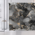 Jolof Store Marble Shower Curtain – Modern Waterproof Polyester, 180x200 cm
