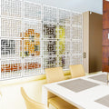 PKEPJ Hanging Room Divider Panels | 10-Piece Wood Plastic Wall Decor