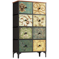 LYNCOHOME 8 Drawer Fabric Bedroom Dresser – Modern Storage Chest