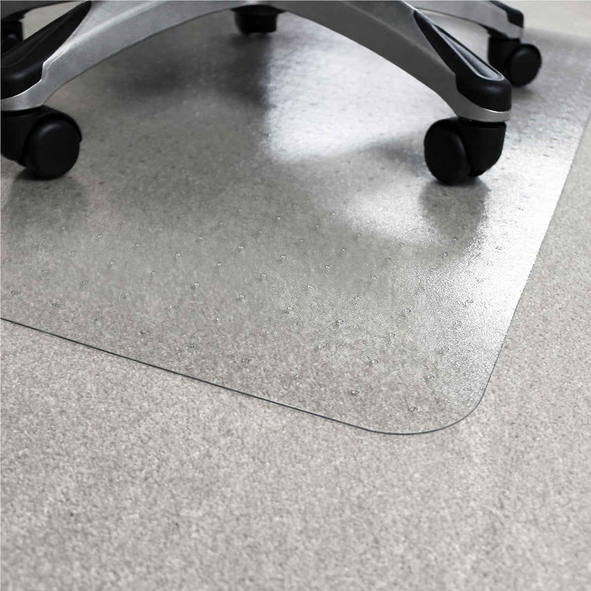 Marvelux Enhanced Polymer Durable Office Chair Mat for Carpets 75 x 120cm - image 5