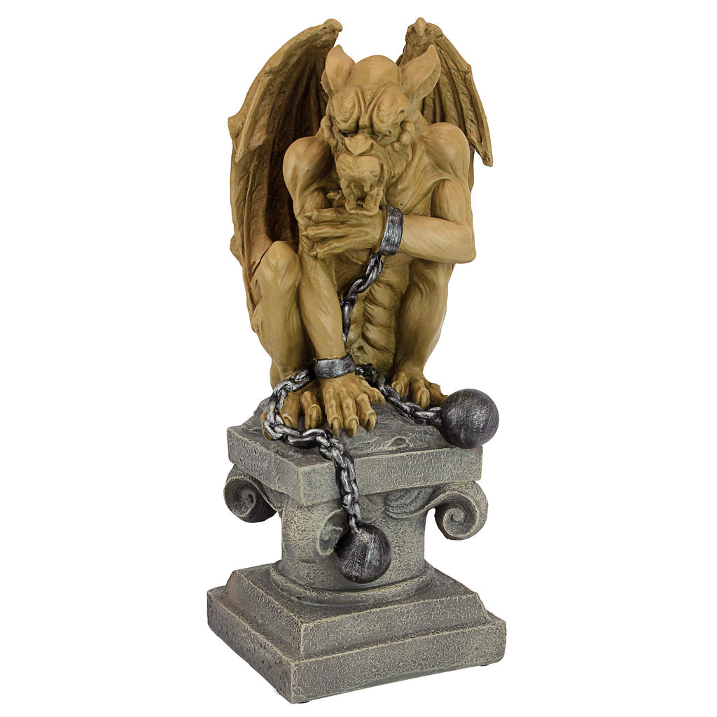 Design Toscano Ball-And-Chain Dungeon Gargoyle Gothic Statue, 38 cm